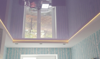 Виды натяжных потолков